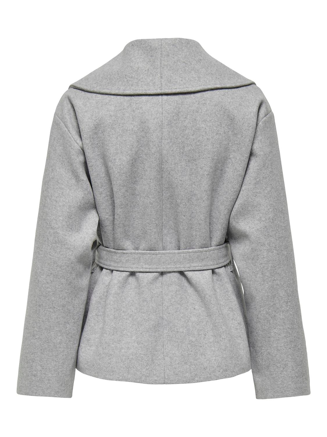 ONLAUGUSTA Short Coat - Grå